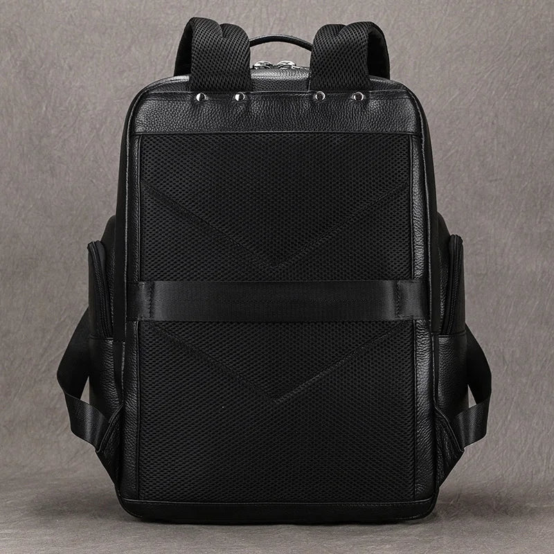 CORVANOR™ Genuine Leather 17" Laptop Backpack - ARLUVI
