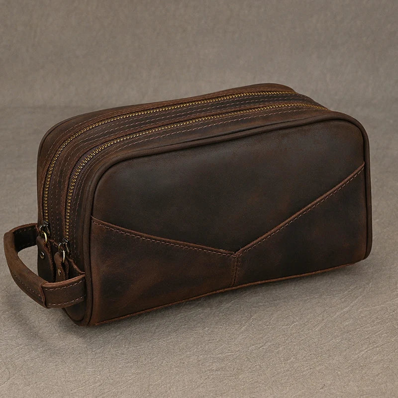 Revaux™ Leather Toiletry Bag - ARLUVI