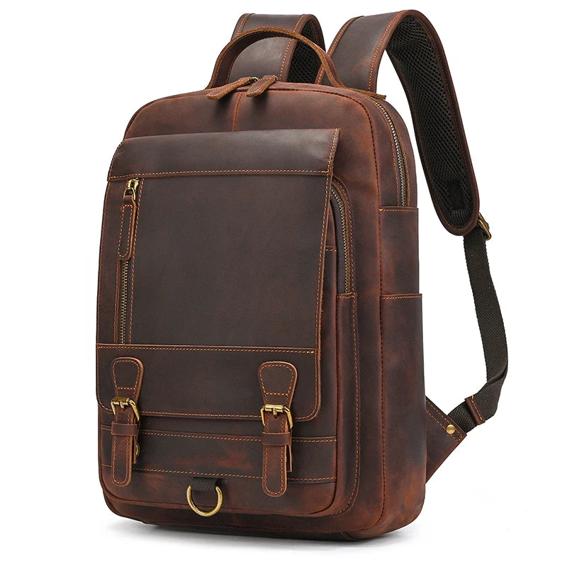 Seyric ™ Leather Laptop Backpack - ARLUVI