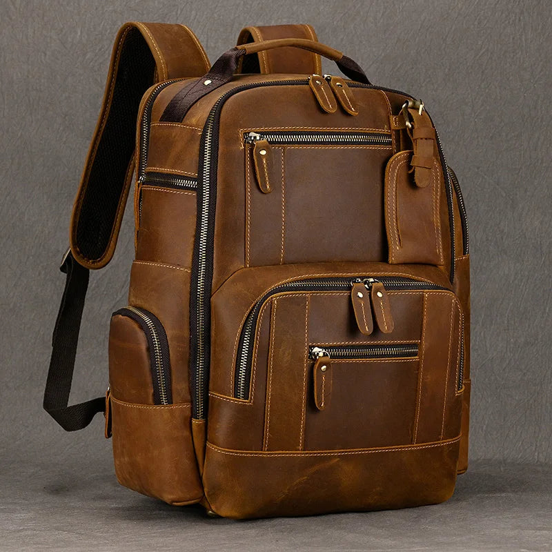 Kaelor™  Retro Leather Multi-Function Backpack - ARLUVI
