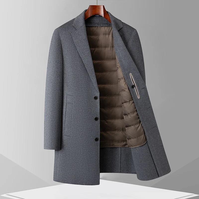 DRAEVYN™ Wool Long Coat - ARLUVI