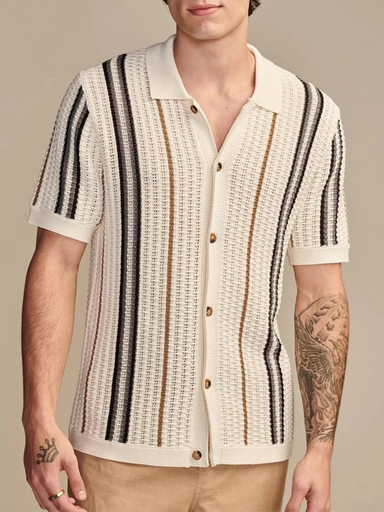 FERLONI™ Casual Striped Shirt - ARLUVI