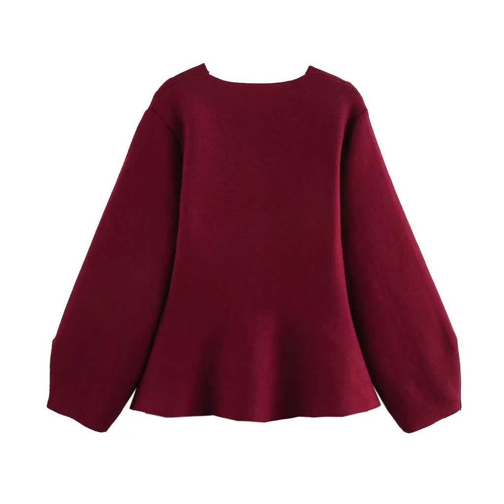 TALYSOR™ V-Neck Knit Cardigan