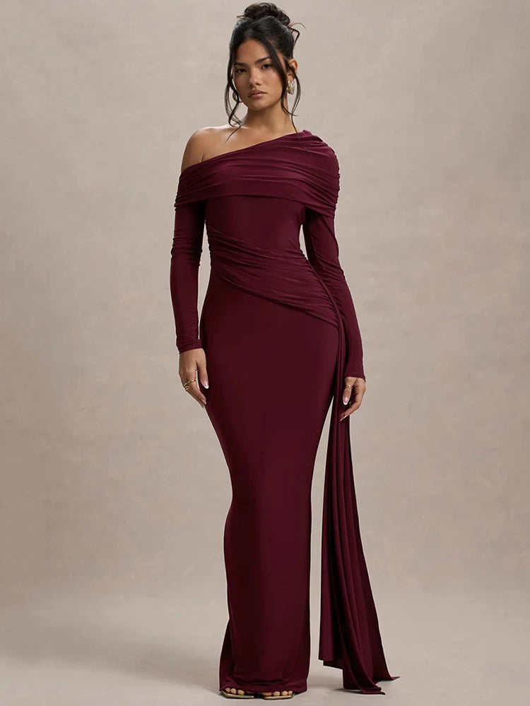 Callira Moon™ High Neck Maxi Dress - ARLUVI