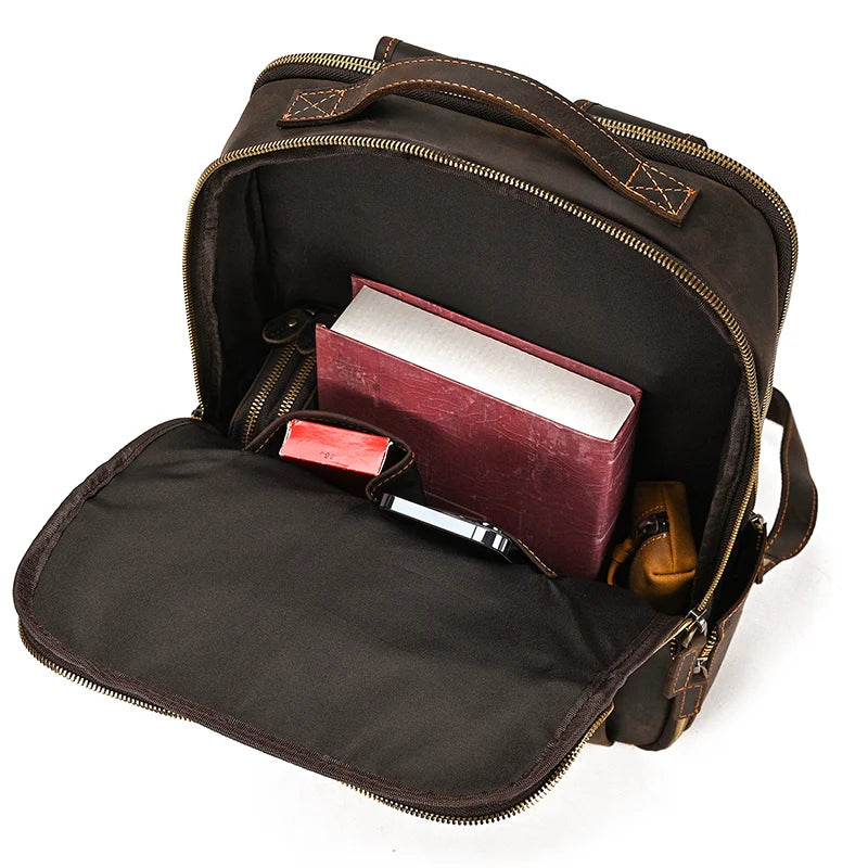 Cadenor™ Vintage Genuine Leather Backpack - ARLUVI