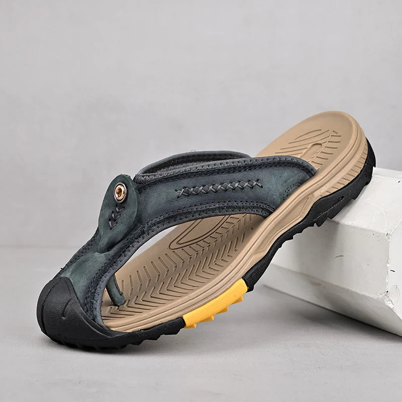 VALSTON™ Leather Strappy Sandals - ARLUVI