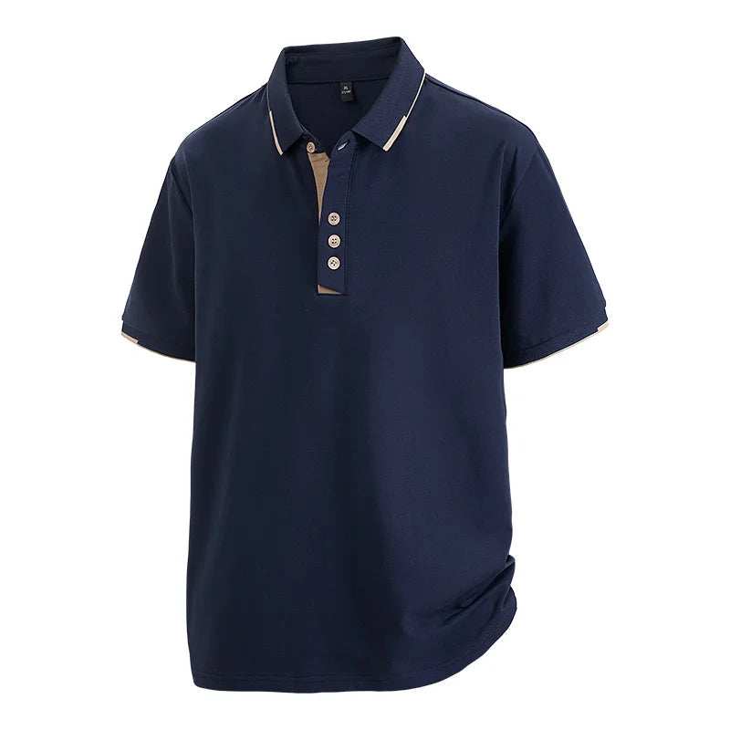 TALVARO™ Plus Size Short Sleeve Polo Shirt - ARLUVI