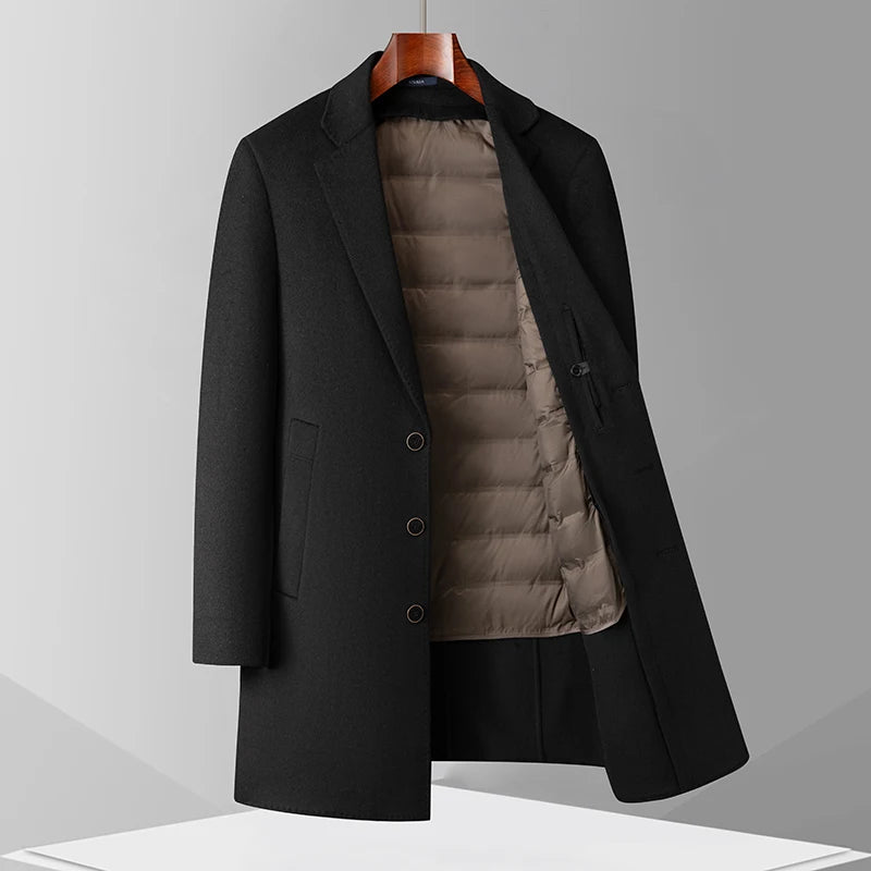 DRAEVYN™ Wool Long Coat - ARLUVI
