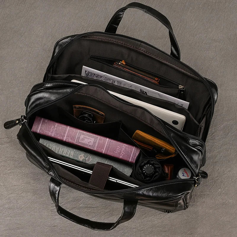 ORENVIS™ Genuine Leather Briefcase - ARLUVI