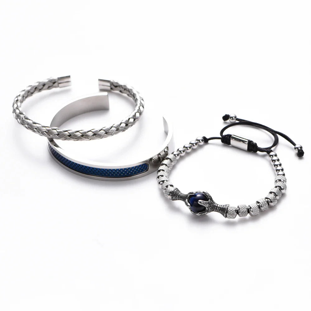 BRYVORN™ Tiger Eye Bracelet Kit (3 Adjustable Pieces) - ARLUVI