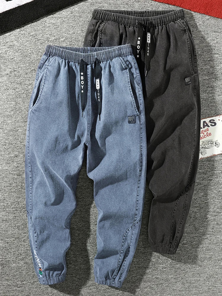 Calças de ganga Jogger elegantes - ARLUVI