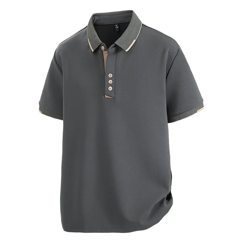 TALVARO™ Plus Size Short Sleeve Polo Shirt - ARLUVI
