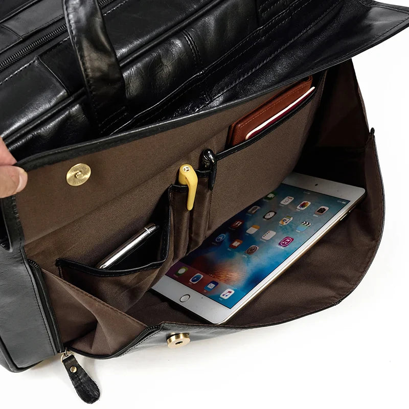 ORENVIS™ Genuine Leather Briefcase - ARLUVI