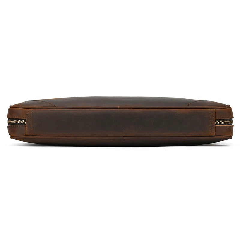 VALCORT™ Men's Genuine Leather Executive Briefcase - ARLUVI