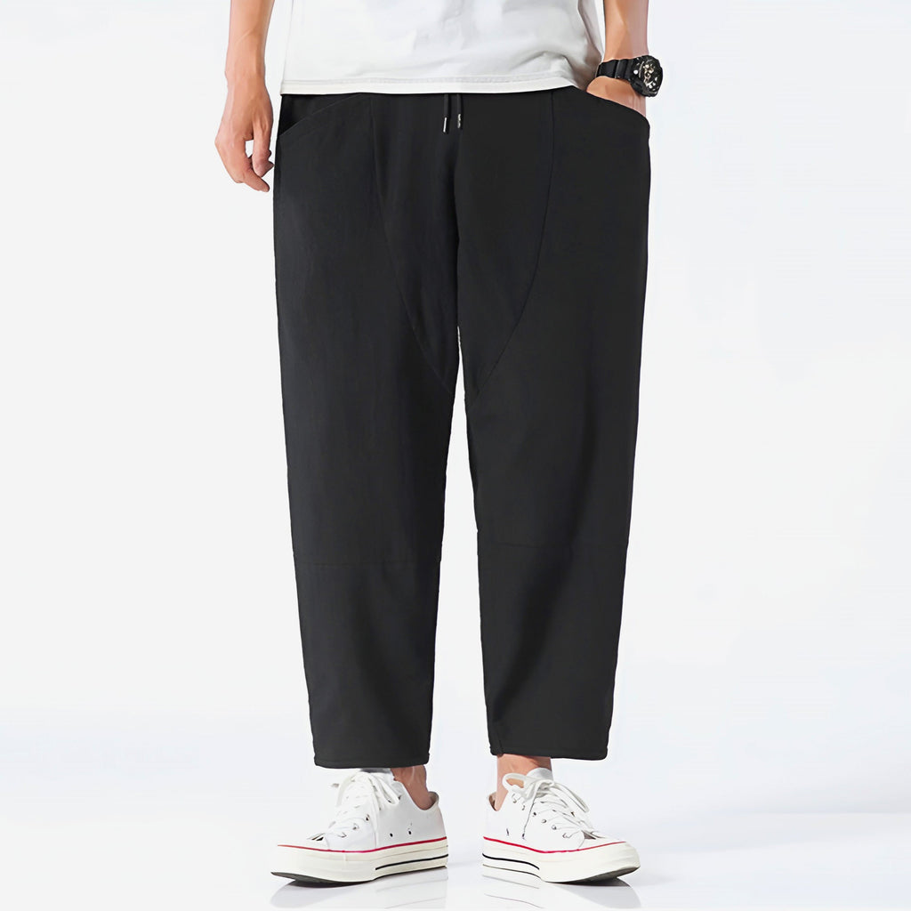 Urban Cropped Cotton Pants - ARLUVI