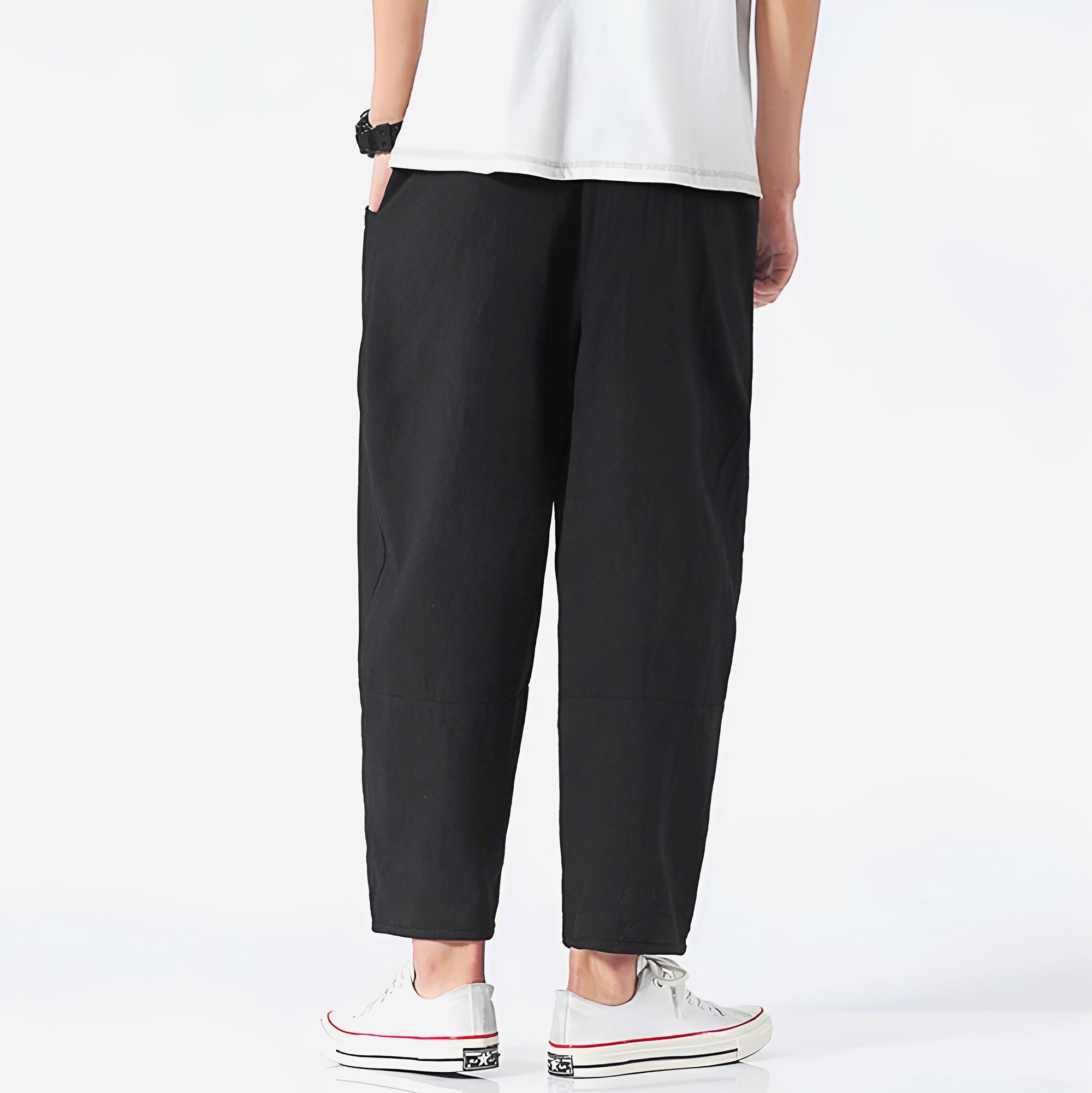 Urban Cropped Cotton Pants - ARLUVI