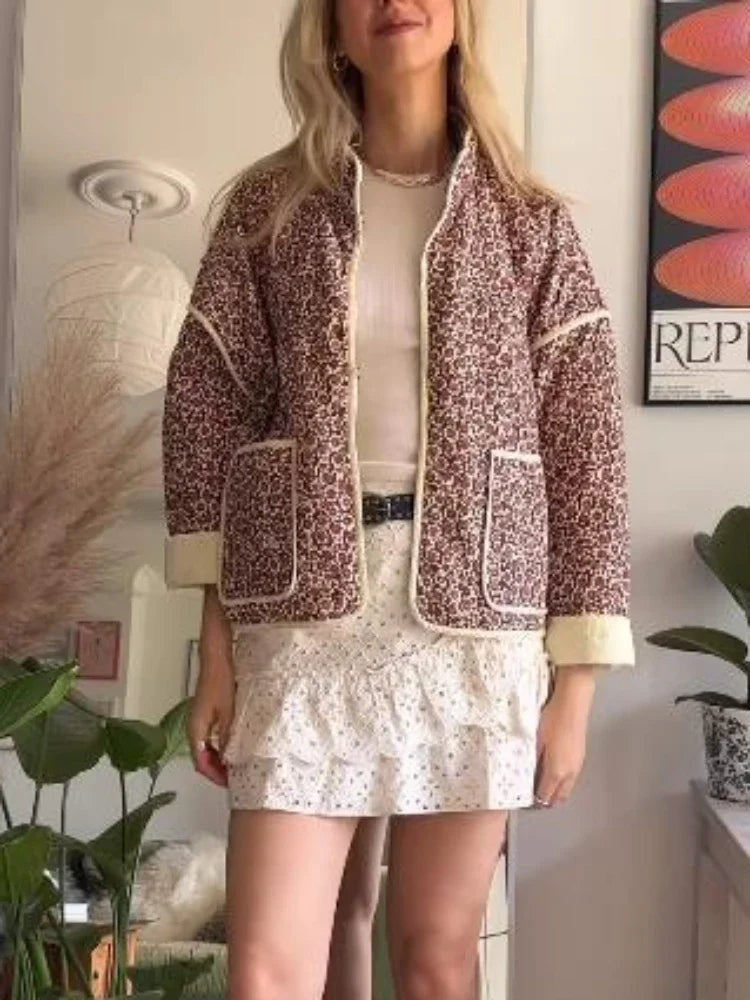 ASTREVIA™ Floral Print Cardigan