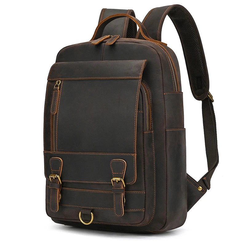 Seyric ™ Leather Laptop Backpack - ARLUVI