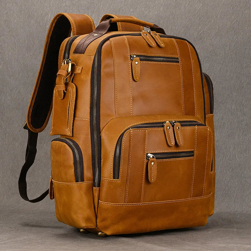 Kaelor™  Retro Leather Multi-Function Backpack - ARLUVI