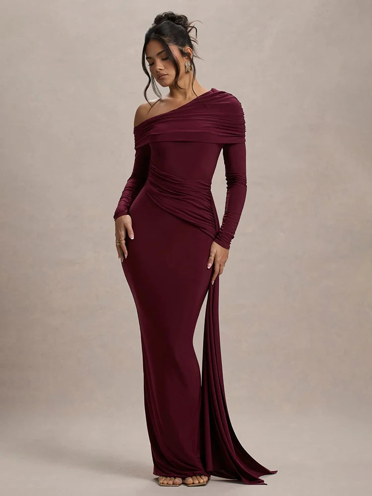 Callira Moon™ High Neck Maxi Dress - ARLUVI
