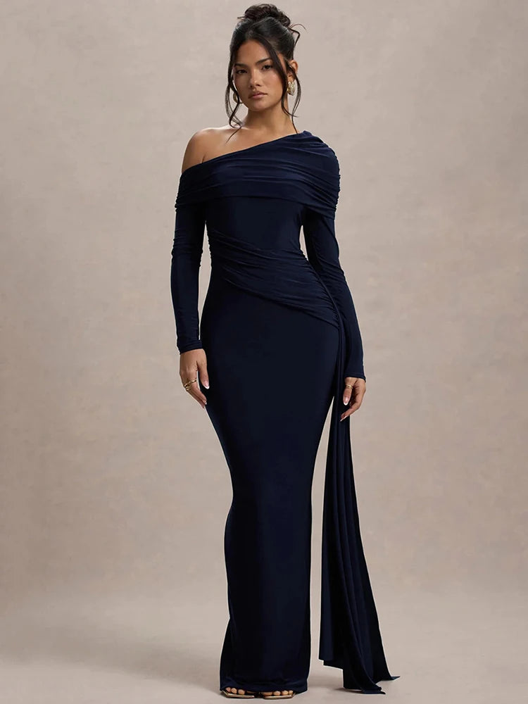 Callira Moon™ High Neck Maxi Dress - ARLUVI