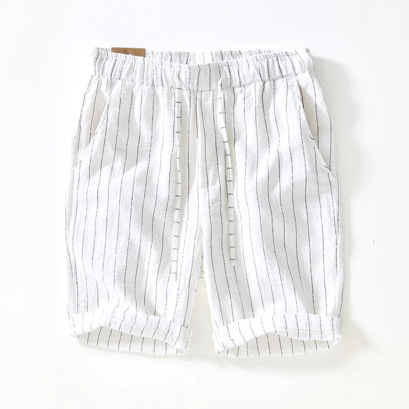 Elward Style™ Cotton and Linen Shorts - ARLUVI