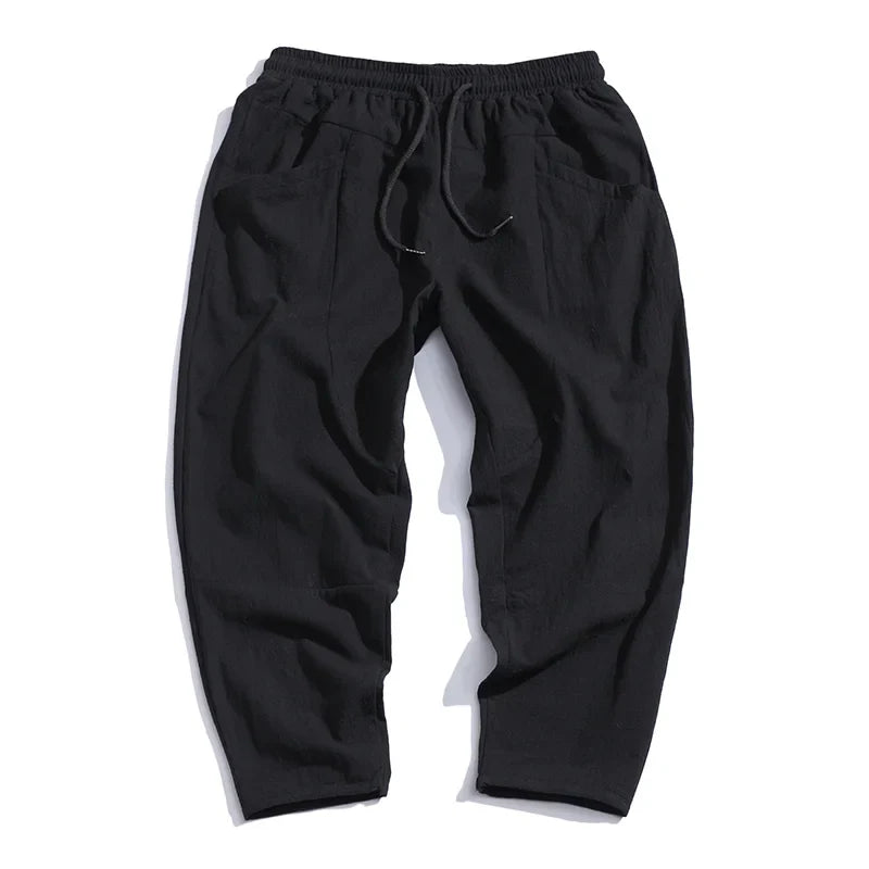Urban Cropped Cotton Pants - ARLUVI