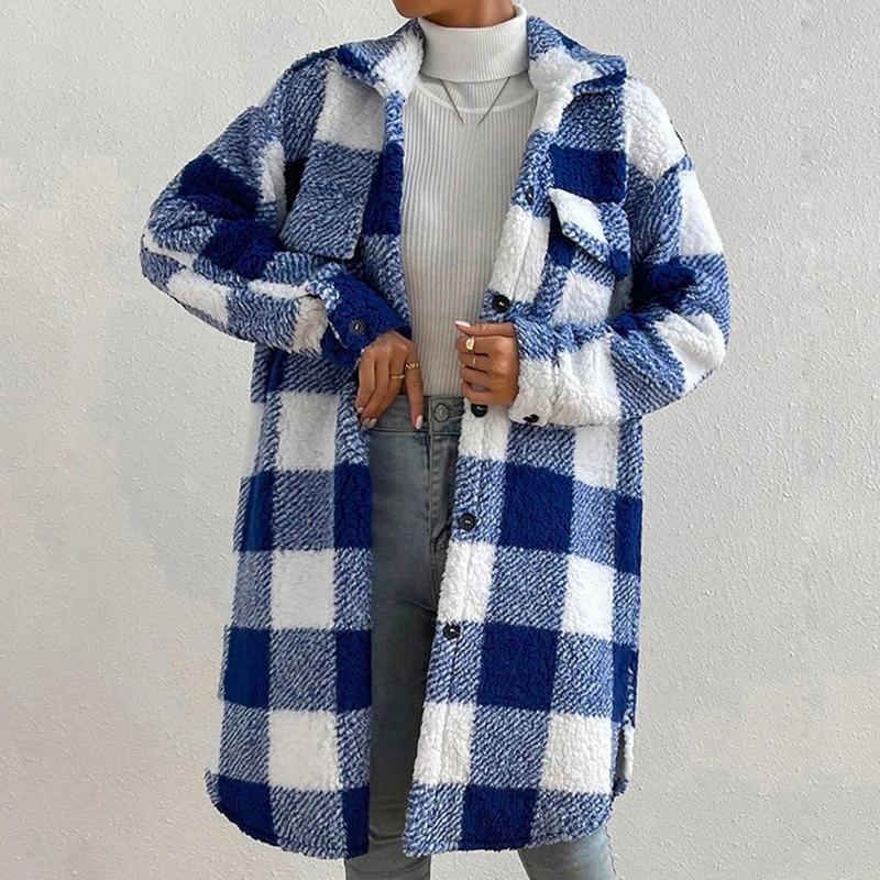 Sola Plaid Coat - ARLUVI