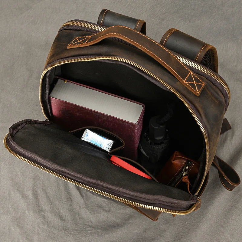 Cadenor™ Vintage Genuine Leather Backpack - ARLUVI