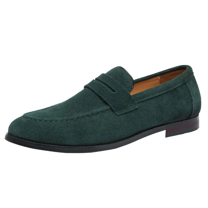 LENVOX™ Suede Leather Loafer Shoes - ARLUVI