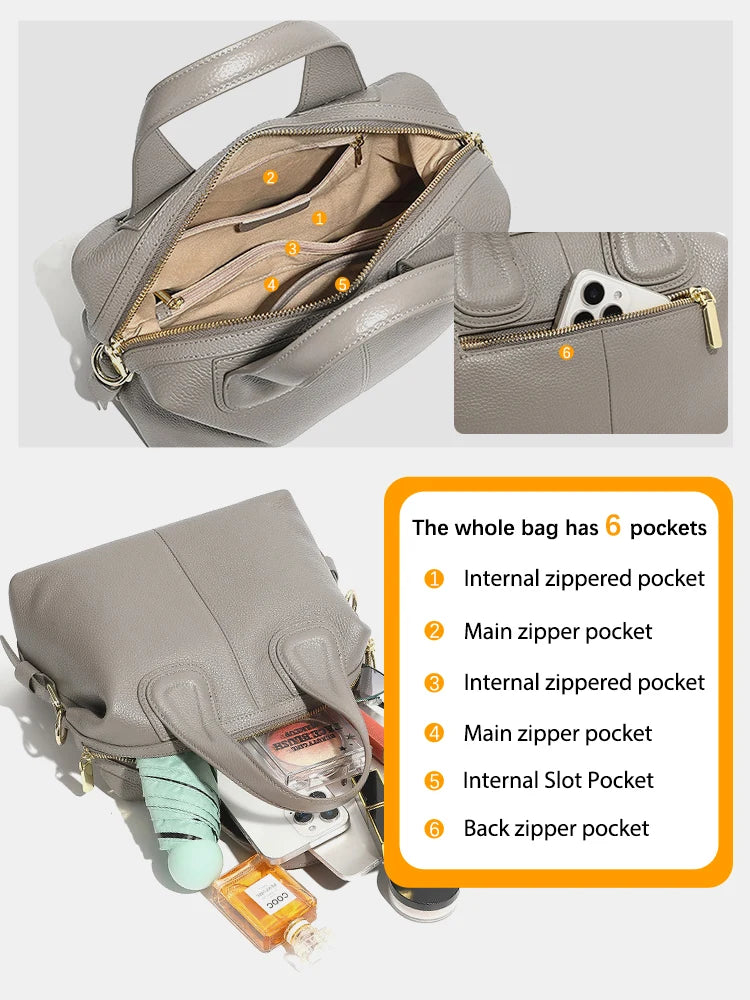 VARELIA™ Classic Leather Bag
