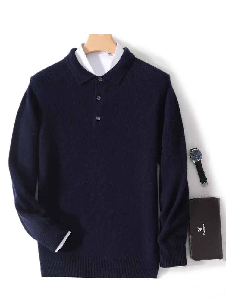 KORVYN™ Polo Sweater - ARLUVI
