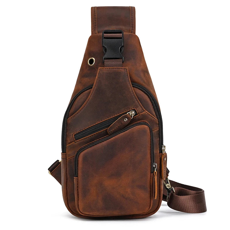 Thalon ™ Leather Crossbody Bag - ARLUVI