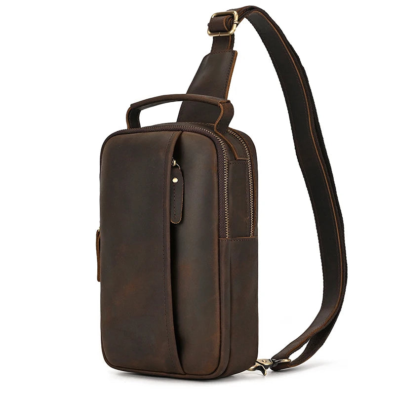 Thalon ™ Leather Crossbody Bag - ARLUVI