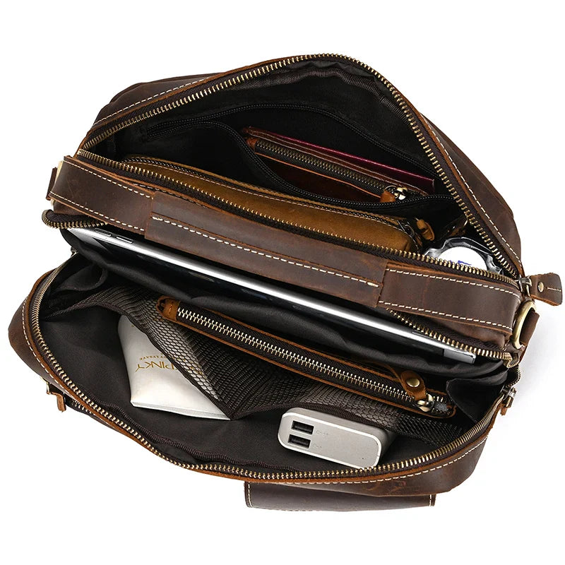 BRELVANN™ Genuine Leather Crossbody Bag - ARLUVI