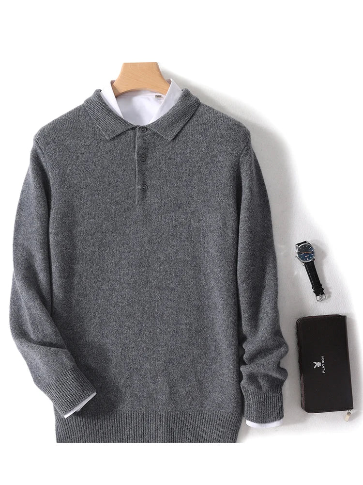 KORVYN™ Polo Sweater - ARLUVI