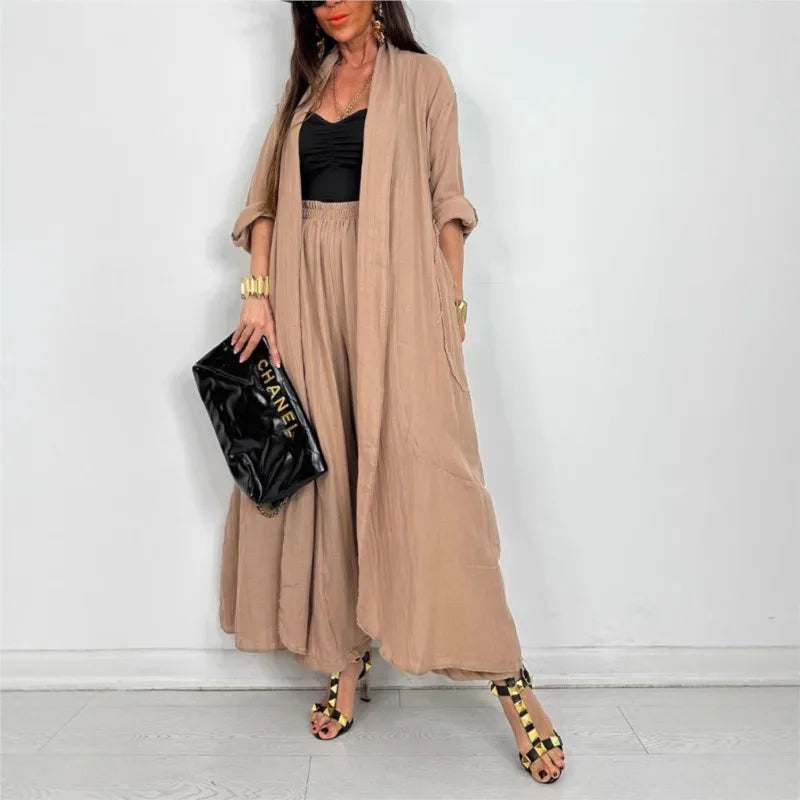 SYNOVEL™ Cardigan Pant Set - ARLUVI