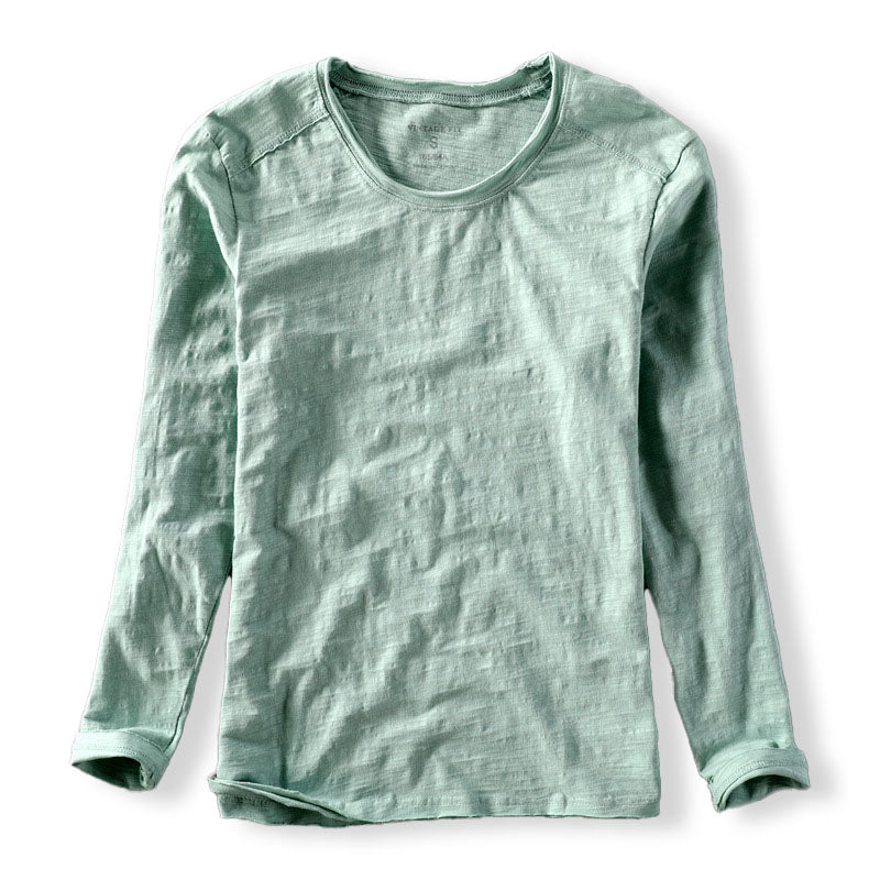SANTELVY™ long sleeve cotton t-shirt - ARLUVI