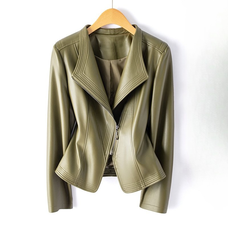 Serafina Leather Jacket - ARLUVI
