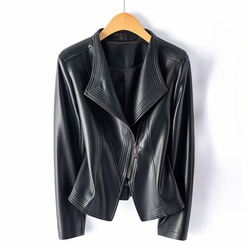 Serafina Leather Jacket - ARLUVI
