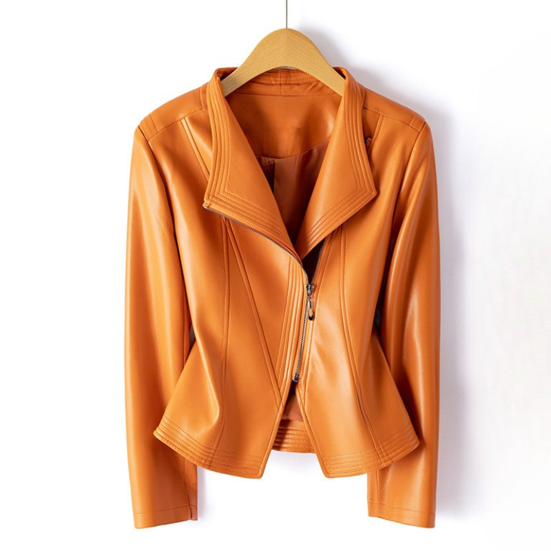 Serafina Leather Jacket - ARLUVI
