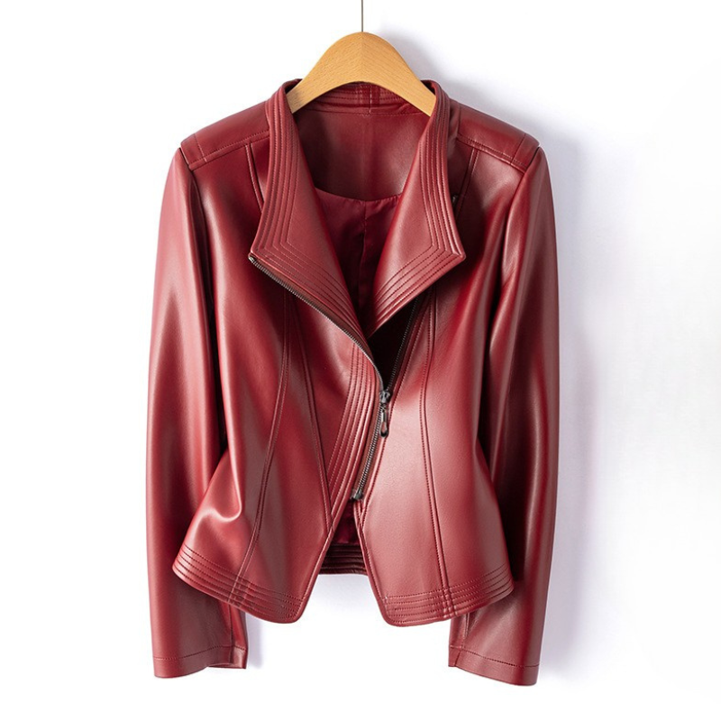 Serafina Leather Jacket - ARLUVI