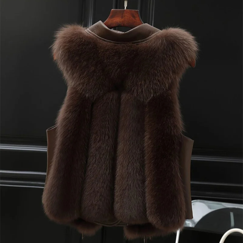 Empress Faux Fur Gilet - ARLUVI