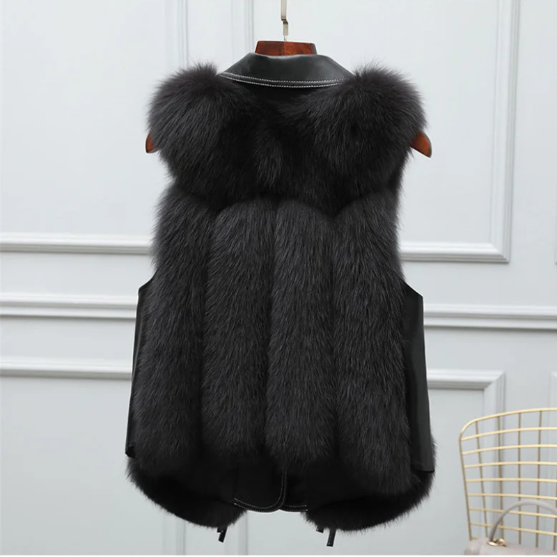 Empress Faux Fur Gilet - ARLUVI