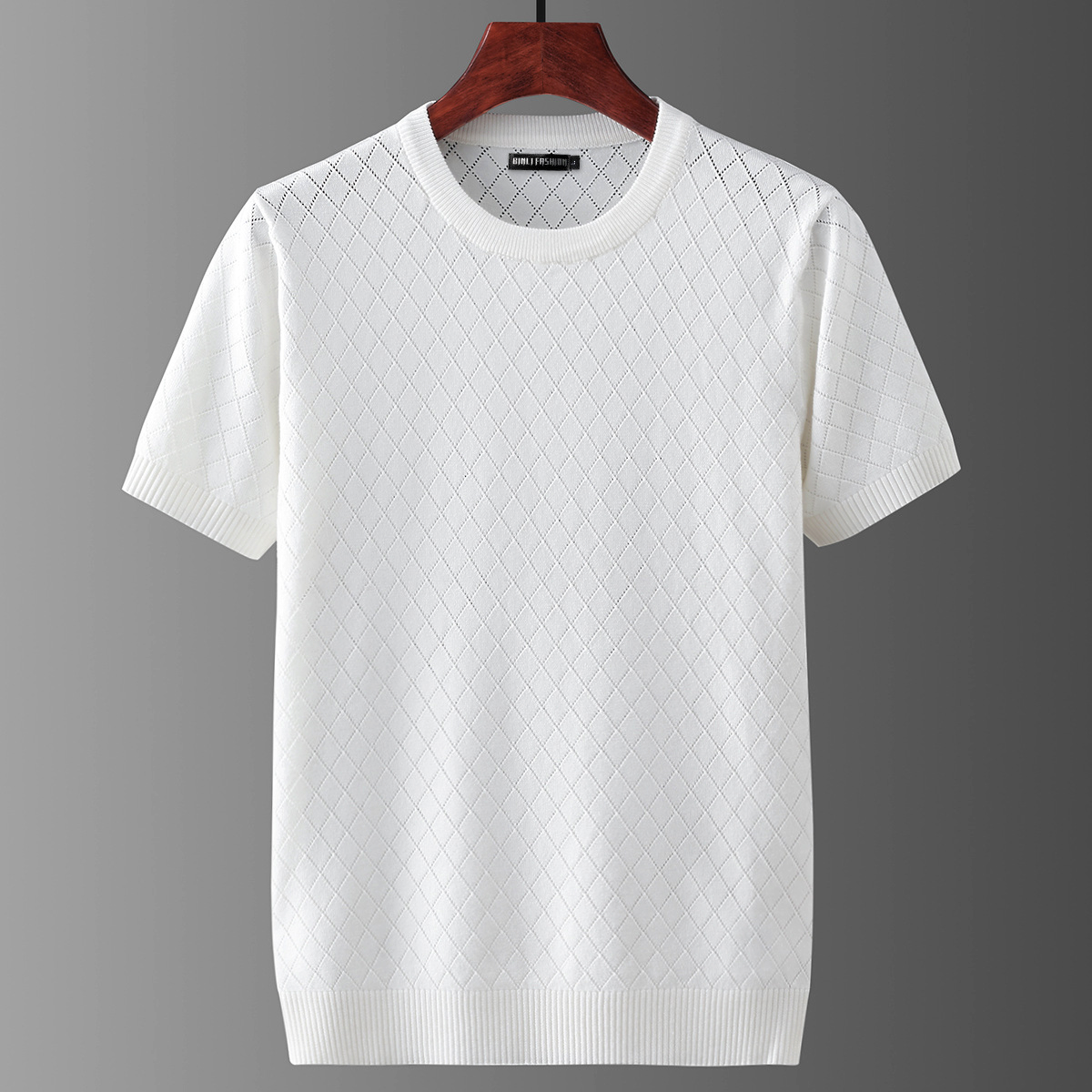 ZAREK™ White Cashmere T-Shirt - ARLUVI