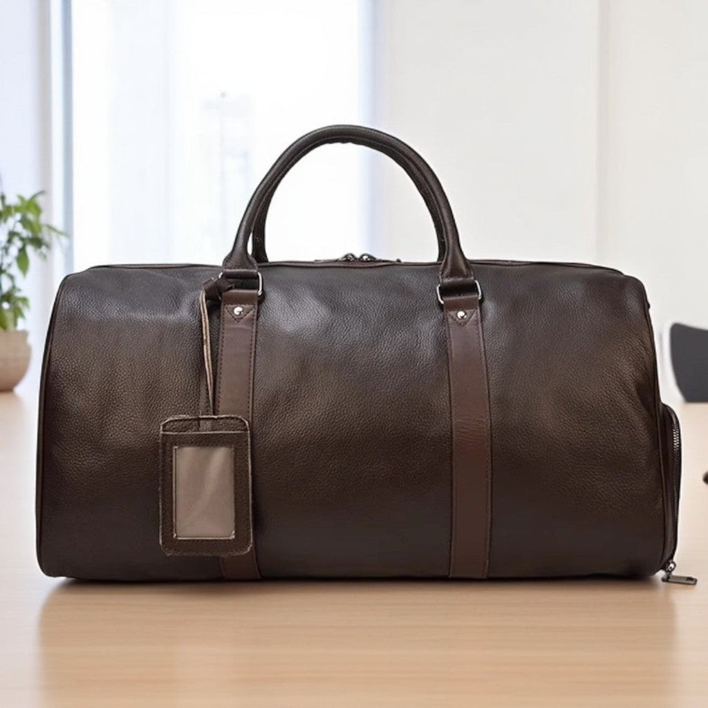 CRAVION™ Genuine Leather Executive Travel Bag - ARLUVI