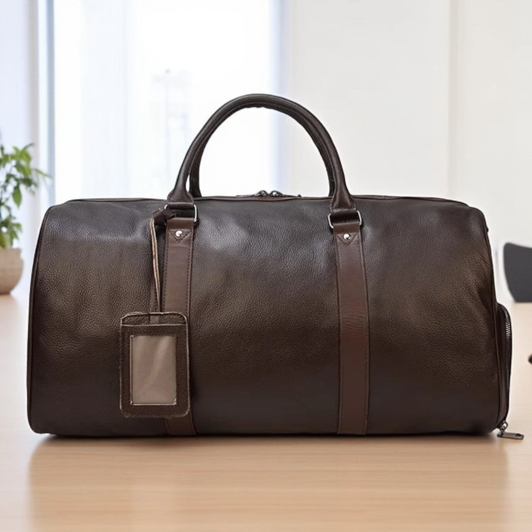 CRAVION™ Genuine Leather Executive Travel Bag - ARLUVI