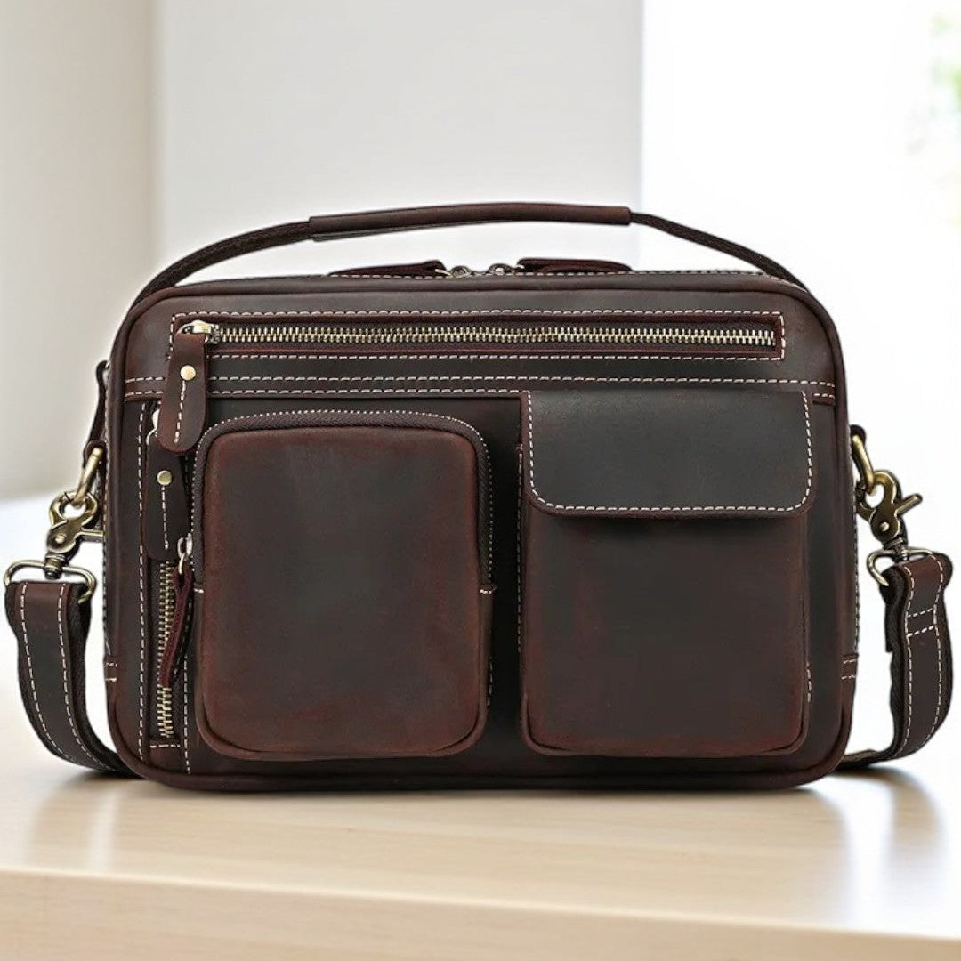 BRELVANN™ Genuine Leather Crossbody Bag - ARLUVI