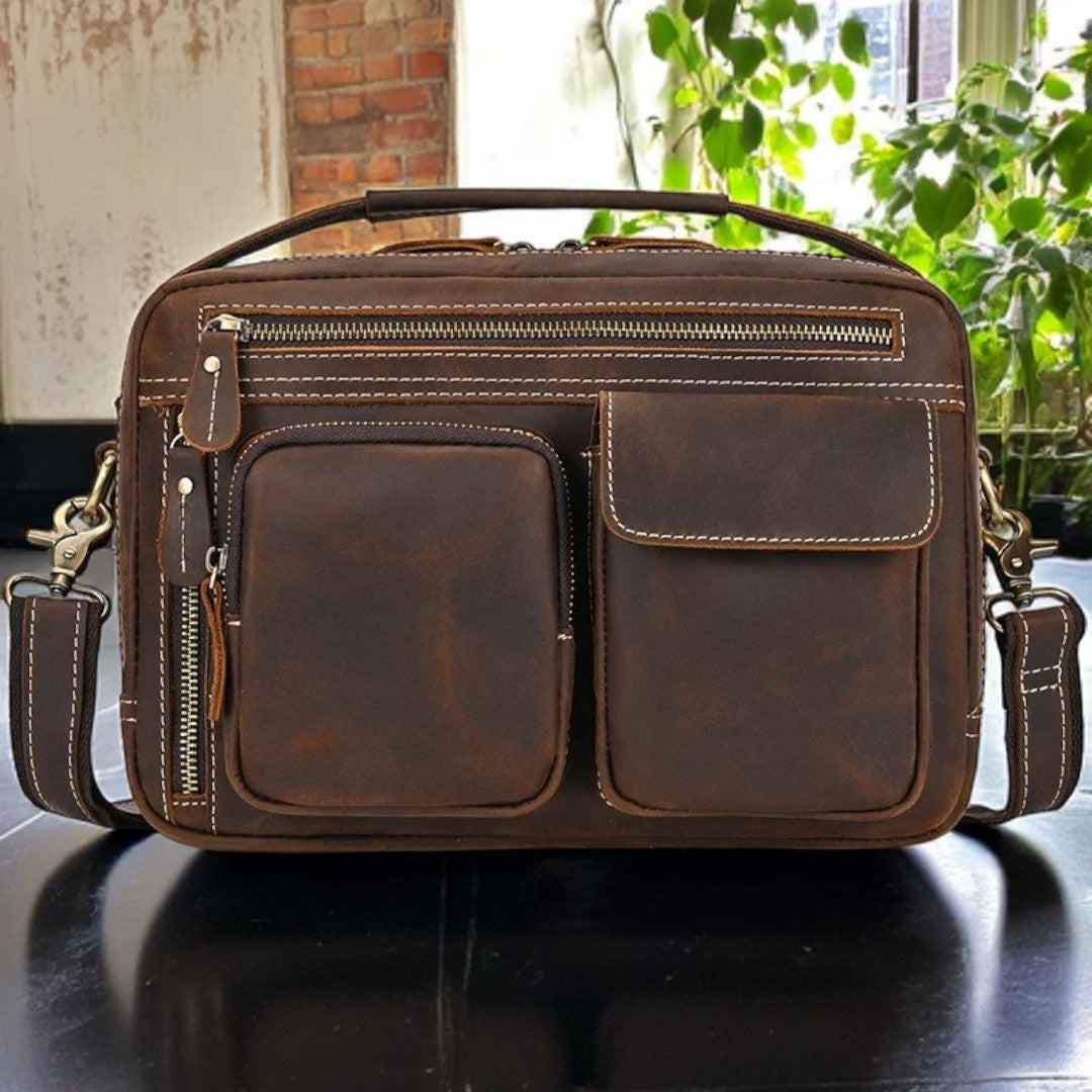 BRELVANN™ Genuine Leather Crossbody Bag - ARLUVI