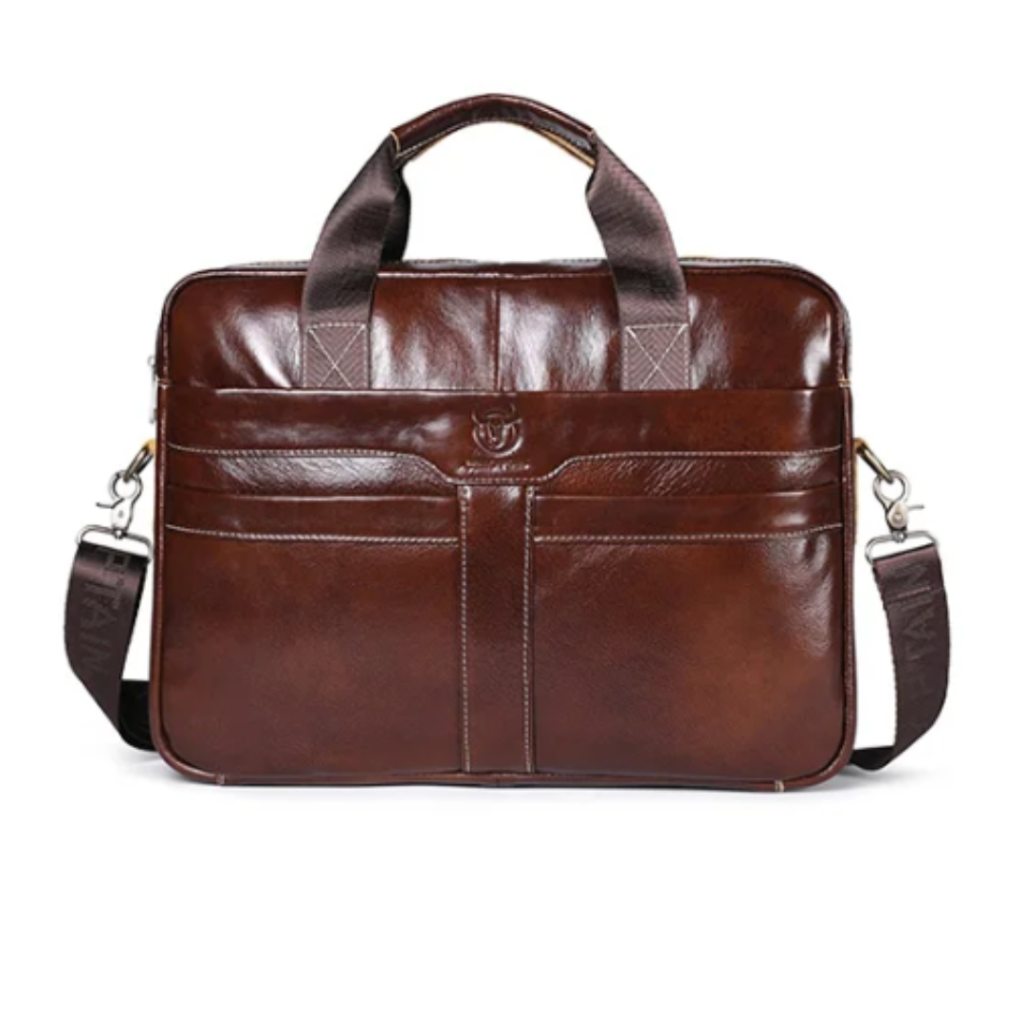 Bull STROVAN™ 15” Leather Executive Briefcase - ARLUVI